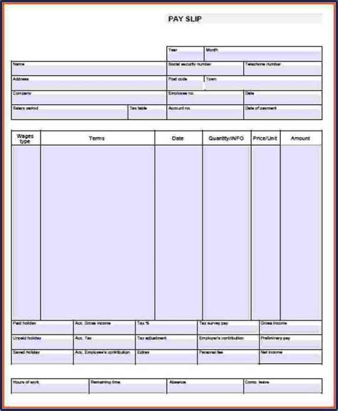 1099 Employee Pay Stub Template - Template 1 : Resume Examples #MW9pwza2AJ