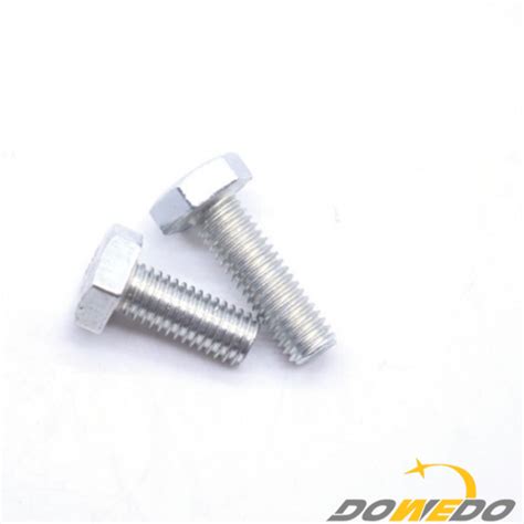 Galvanized Steel Hex Bolts and Nuts DIN933 - Bolt Nut by Windo Metal