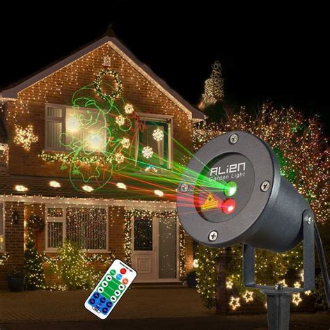 Outdoor Waterproof Laser Projector Holiday Christmas Tree Green Landscape Light - Lights