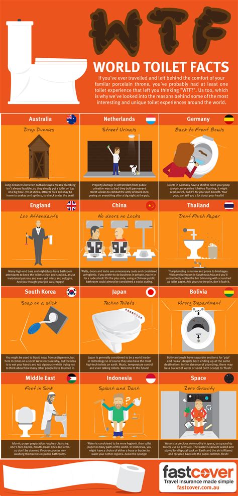 WTF World Toilet Facts [Infographic]