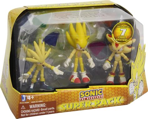 Super Sonic Modern And Classic Double Pack Sonic 20th By Jazwares ...