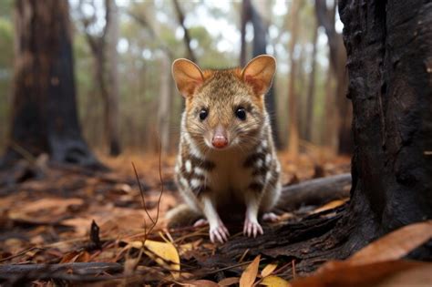 Premium Photo | A quoll in the natural habitat