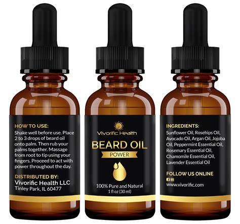 Power Beard Oil | Vivorific Health