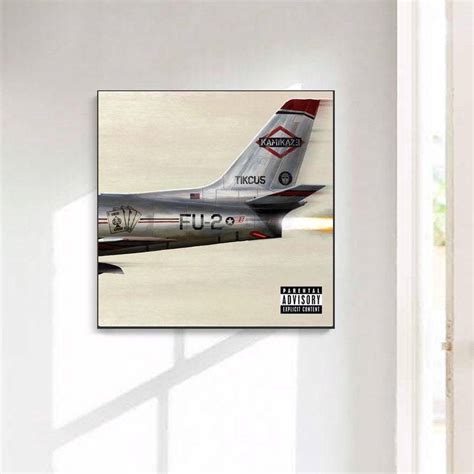 Eminem Kamikaze Music Album Cover Poster – Poster | Canvas Wall Art ...