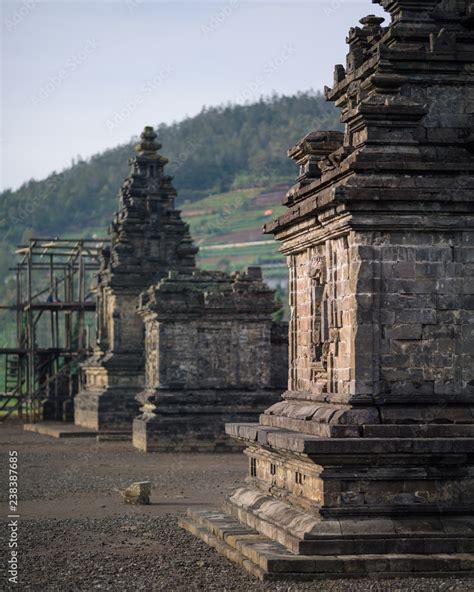 Candi Arjuna hindu temple, in Arjuna complex, Dieng Plateau, Central ...