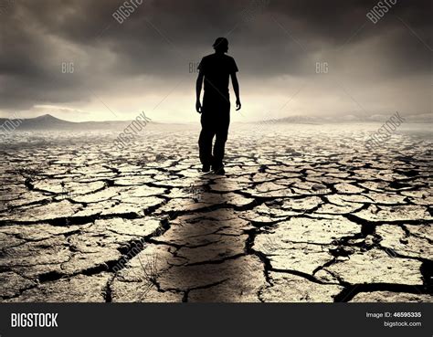 Young Man Walks Into Desolate Image & Photo | Bigstock