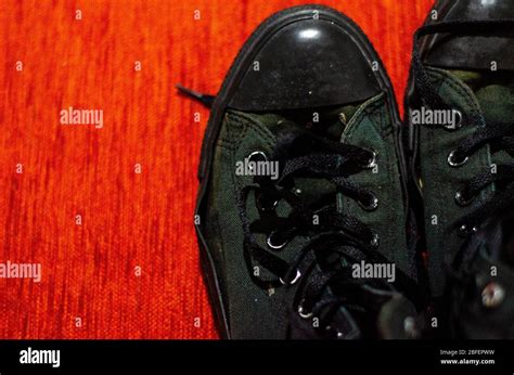 Old Black Stylish Shoes, Vintage Stock Photo - Alamy