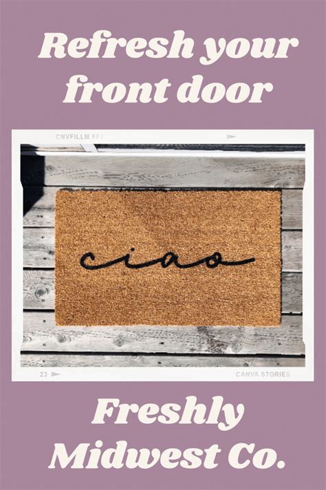 Ciao Doormat in 2021 | Cute door mats, Custom doormat, Italian home decor