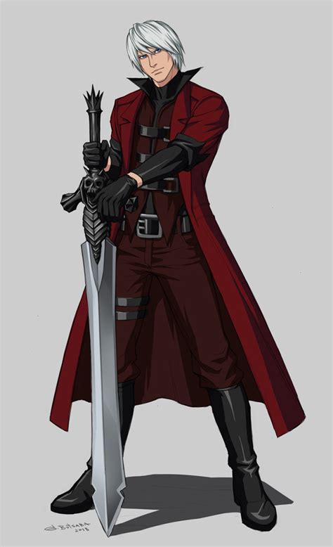 ArtStation - Dante devil may cry anime Ver.