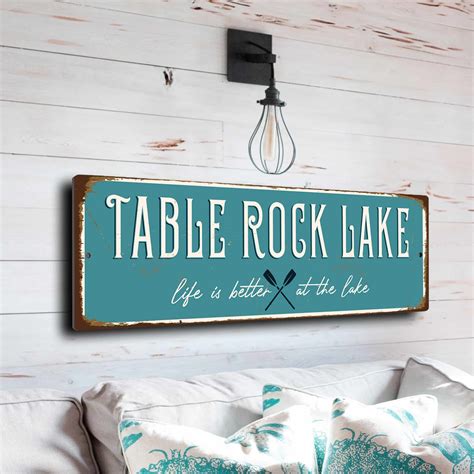 Table Rock Lake | Lake House Decor | Lake Lover Gift