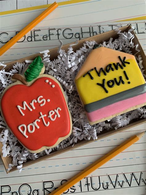 Teacher Appreciation Cookies (large) – Adoughable Cookies