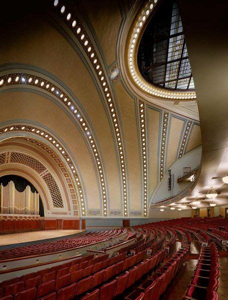 Hill Auditorium, University of Michigan- played in and attended so many ...