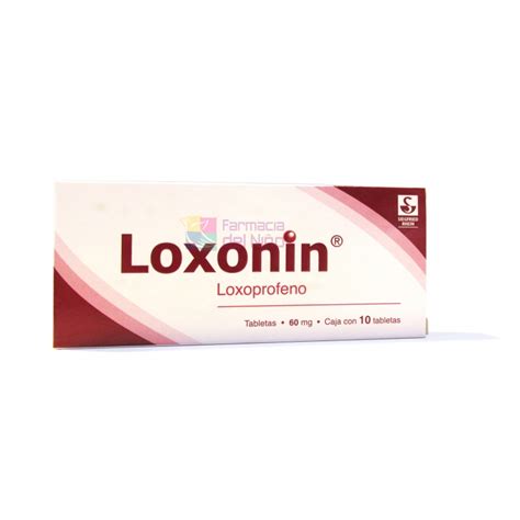 LOXONIN 60 (loxoprofen) 60 MG 10 TABS - Farmacia Del Niño - PHARMACY ...