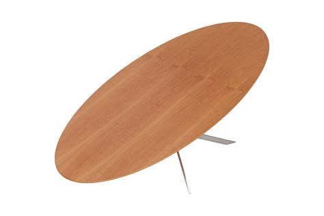Danish Mid-Century Modern Oval Coffee Table for sale at Pamono