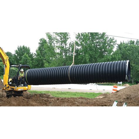 ADS 12950020DW 12-Inch X 20-Foot Black Corrugated Culvert Pipe at Sutherlands