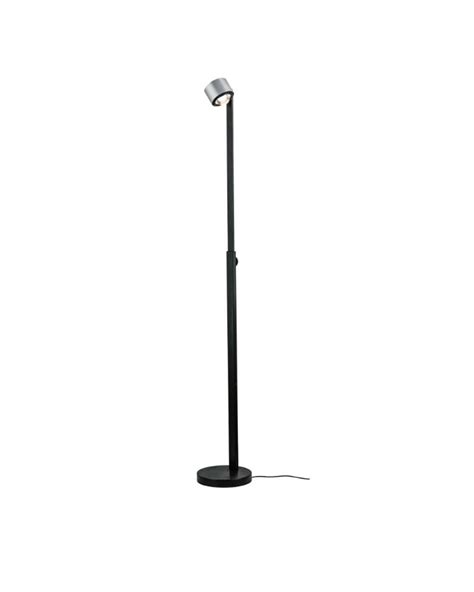 Floor lamp dimmable LED 120-150cm aluminum 8.5W-7W 2700K