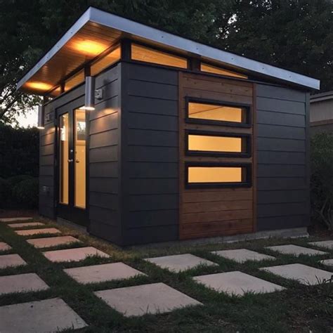 10x12 Modern Kwik Room, She Shed by Kanga Room Systems. Denton, TX 2016 | Backyard house, Garden ...