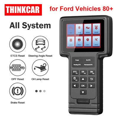 For Ford Obd2 Scanner Full System Auto Diagnostic Abs Airbag Engine Code Reader - New Thinkscan ...