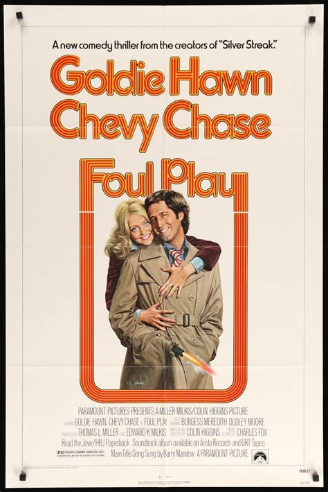 Foul Play (1978) | Foul play, Goldie hawn, Movie posters vintage