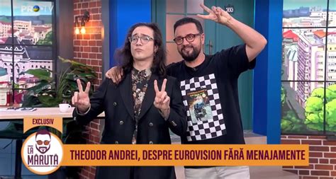 Theodor Andrei, reprezentantul Romaniei la Eurovision 2023, in direct ...