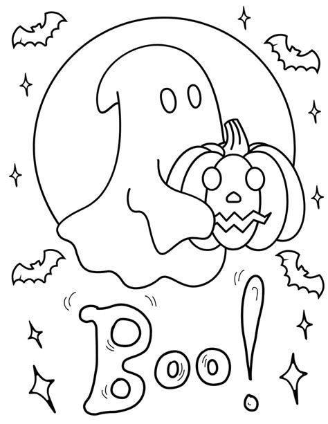 Halloween Coloring Pages For Witch Spooky Pumpkin | ubicaciondepersonas.cdmx.gob.mx
