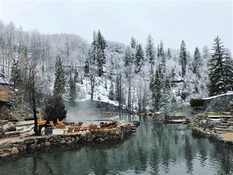 The Most Beautiful Hot Spring (Steamboat Springs, Colorado) : r/travel