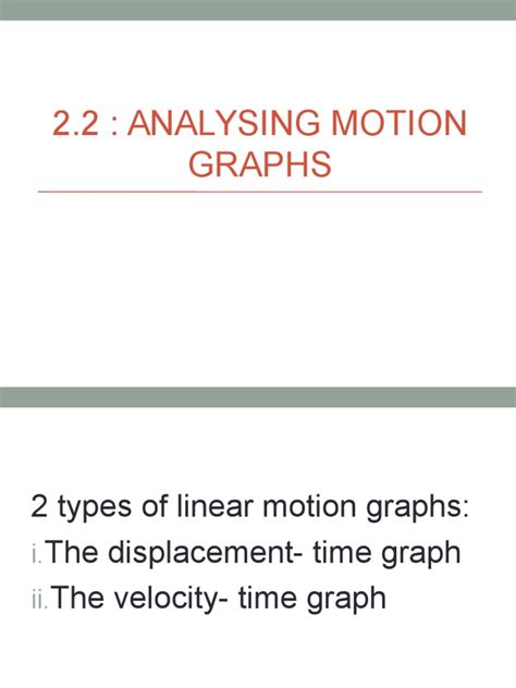 2.2 Motion Graph | PDF