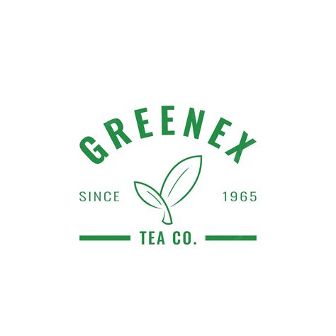 Premium Vector | Green tea company logo design