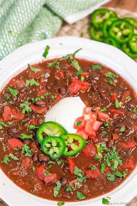 Crock Pot Black Bean Soup - slow cooker black bean soup