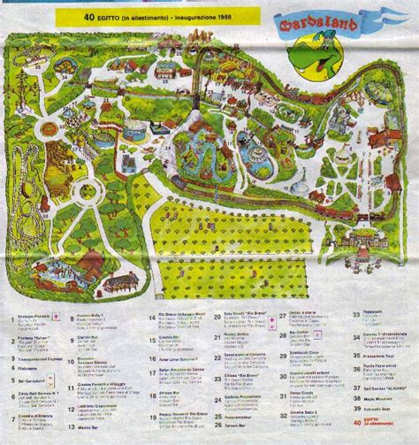 Gardaland Park Map