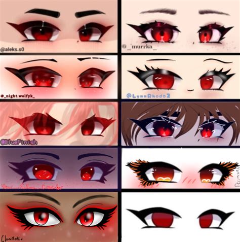 Red Gacha eye Collab - ibisPaint