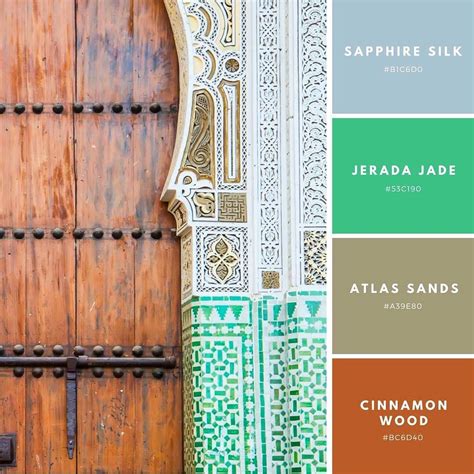 Our newest color combo: Moroccan Muse punch the hex values into your Canva color wheel and ...