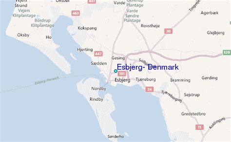 Esbjerg Map and Esbjerg Satellite Image