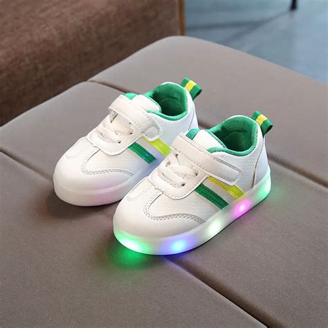 Light-Up-Children-Shoes-LED-Light-Kids-Boys-Sneakers-Mesh-Breathable ...