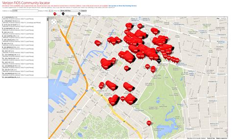 Verizon Fios San Diego Map