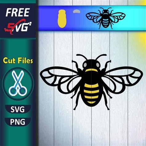 Bee Laser Cut File - Free SVG Files