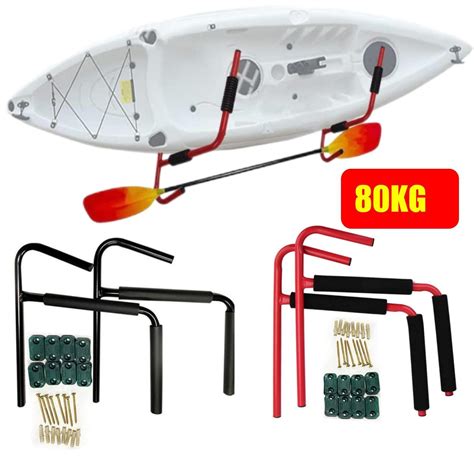 Kayak Wall Mount Rack Folding Kayak Storage Racks for Garage with Max ...