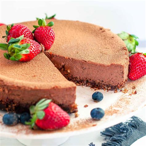 Chocolate Ricotta Cheesecake | My Sugar Free Kitchen