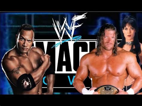 WWE 2K20 - The Rock vs Triple H /w Chyna, Smackdown '99, WWF Championship Match - YouTube