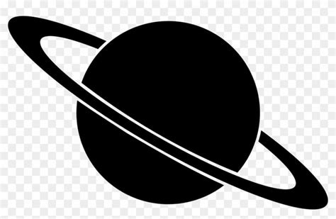 Download and share clipart about Black Saturn Planet Clipart - Black ...