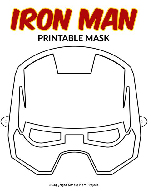 Free Printable Superhero Face Masks for Kids | Superhero masks, Mask for kids, Superhero mask ...