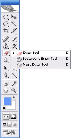 Using The Eraser Tool, Photoshop Basics - Lorelei Web Design