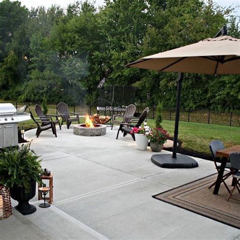 36 Remarkable Concrete Patio Ideas on a Budget