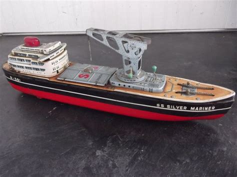 Battery operated toy cargo ship USS 'Silver by tntcollectibles, $95.00 ...