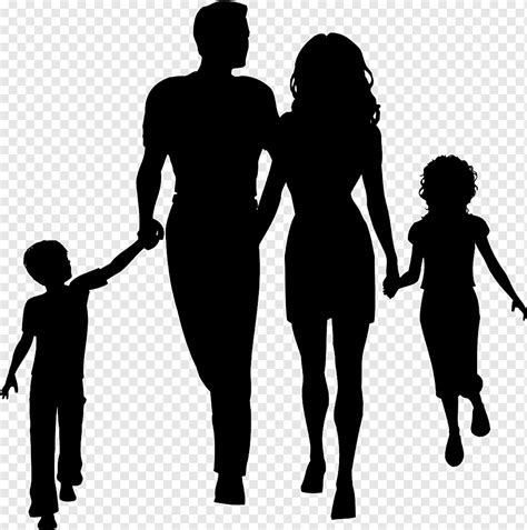 Family outline sketch, Family Silhouette, Family cartoon, child, people ...