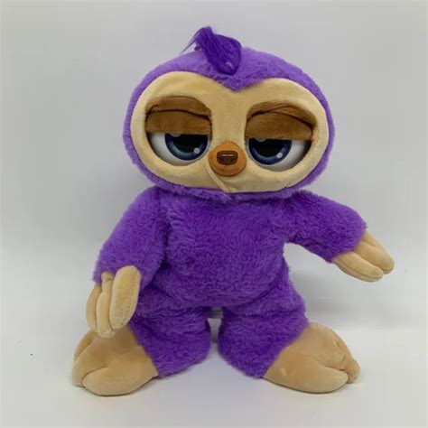 ZURU PETS ALIVE Fifi Flossing Sloth Purple Battery Operated Toy Dancing ...