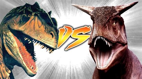 Carnotaurus vs allosaurus - YouTube