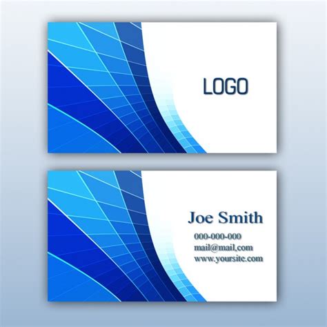 Free Blue Business Card Design Psd – CreativeBooster