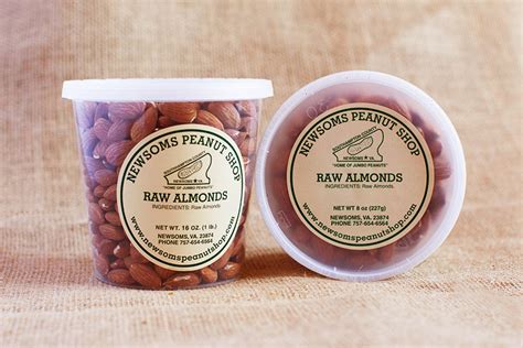 Raw Almonds | Newsoms Peanut Shop