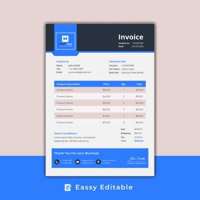 Invoice stickers to size of wall • 3d, bill, accounting • page 2951 | myloview.com